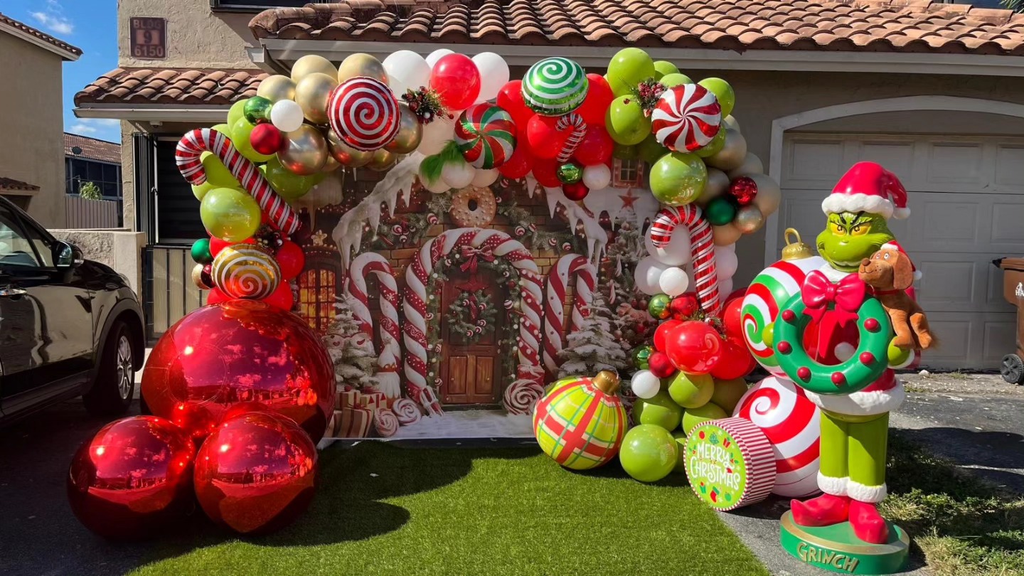Candy Land balloon arch